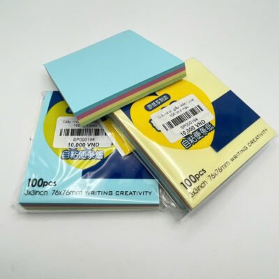 Tệp Giấy Note 7.6×7.6cm 100 Tờ